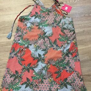 Caroline Hill Island Pink Dress Large NWT